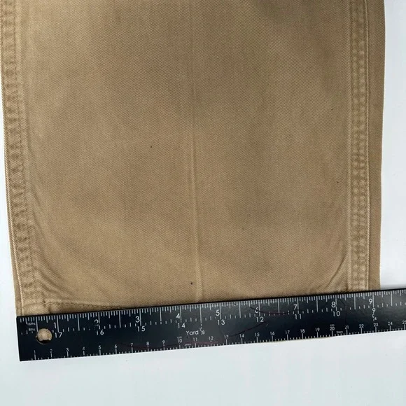 Carhartt Work Pants Mens 38x34 Khaki Cotton Relaxed Fit Utility Canvas ProGear - Picture 9 of 12